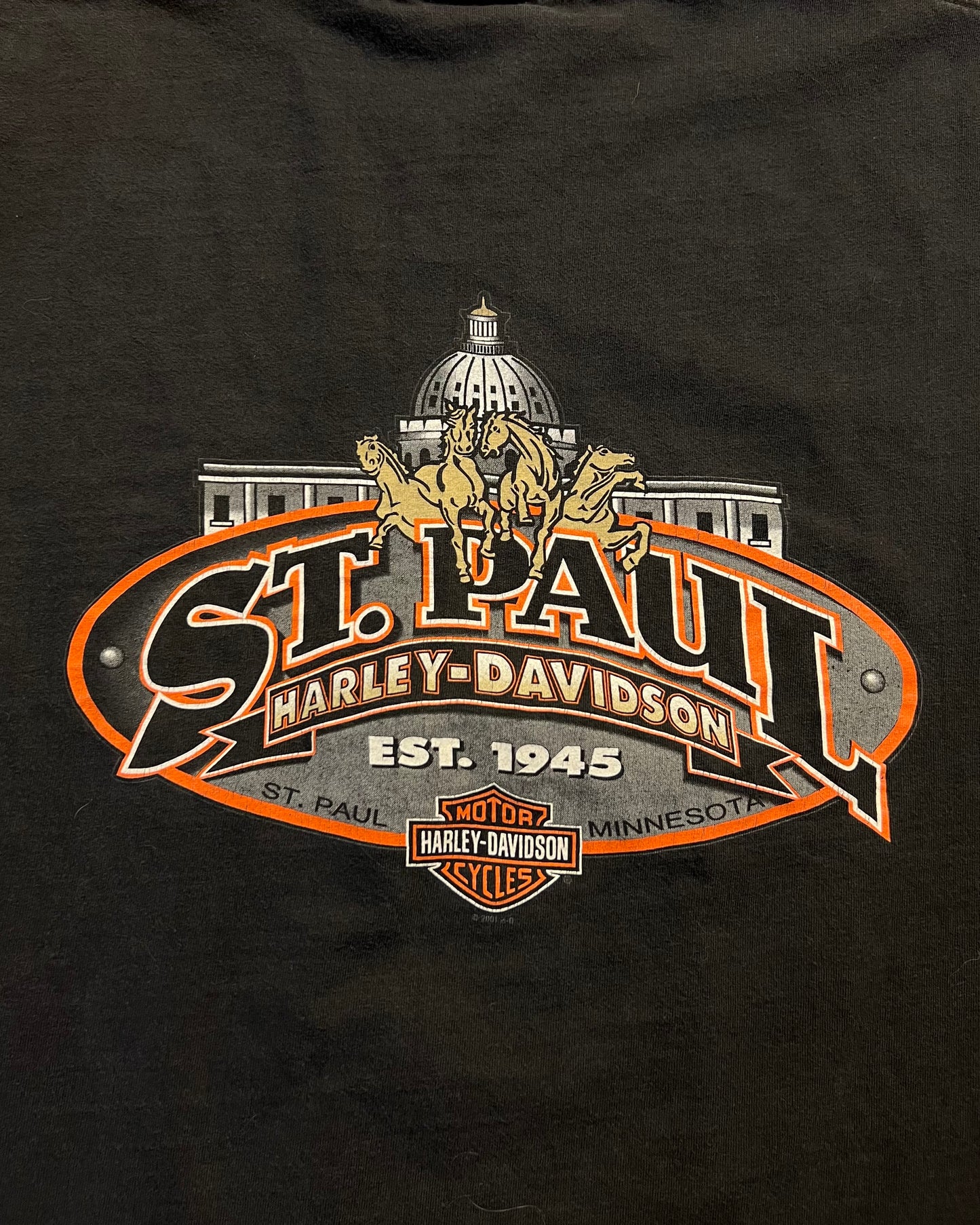 2001 Harley Davidson St Paul, Minnesota T-Shirt
