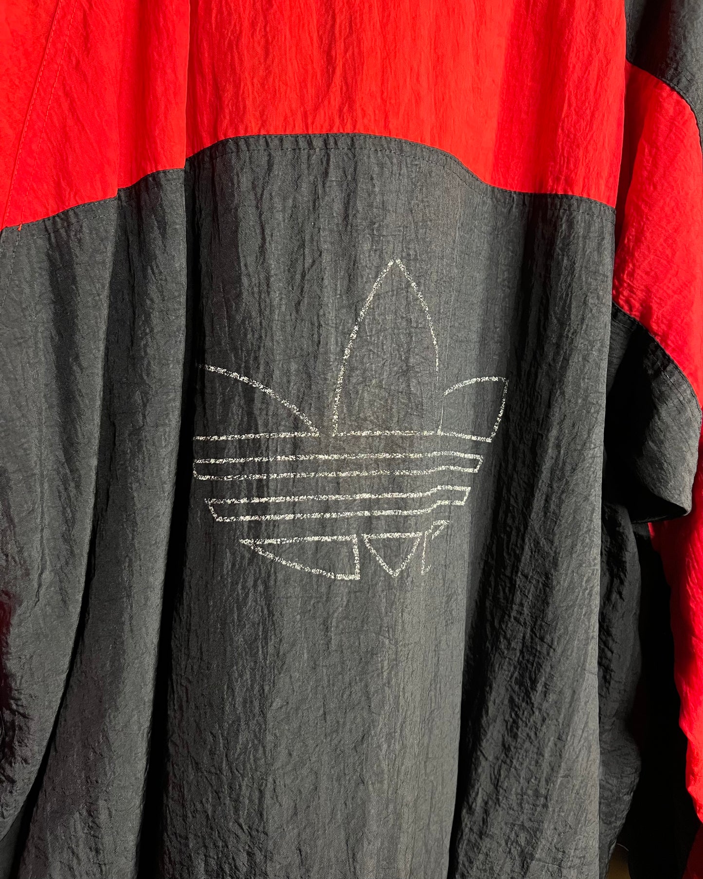 Early 1990s Faded Adidas Insulated Windbreaker