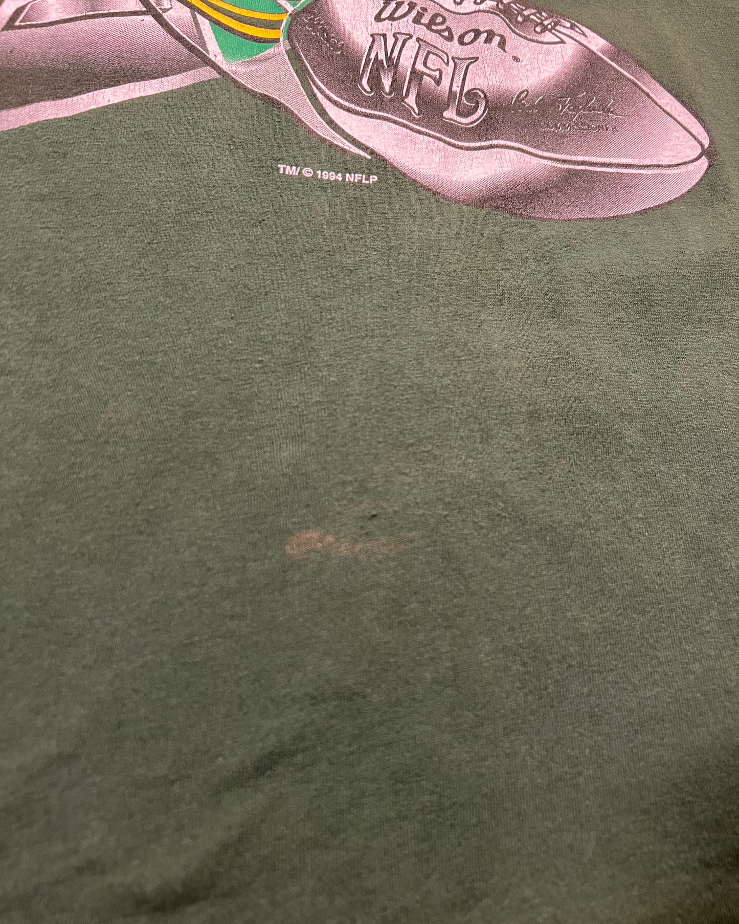 1994 Green Bay Packers Wilson Football T-Shirt
