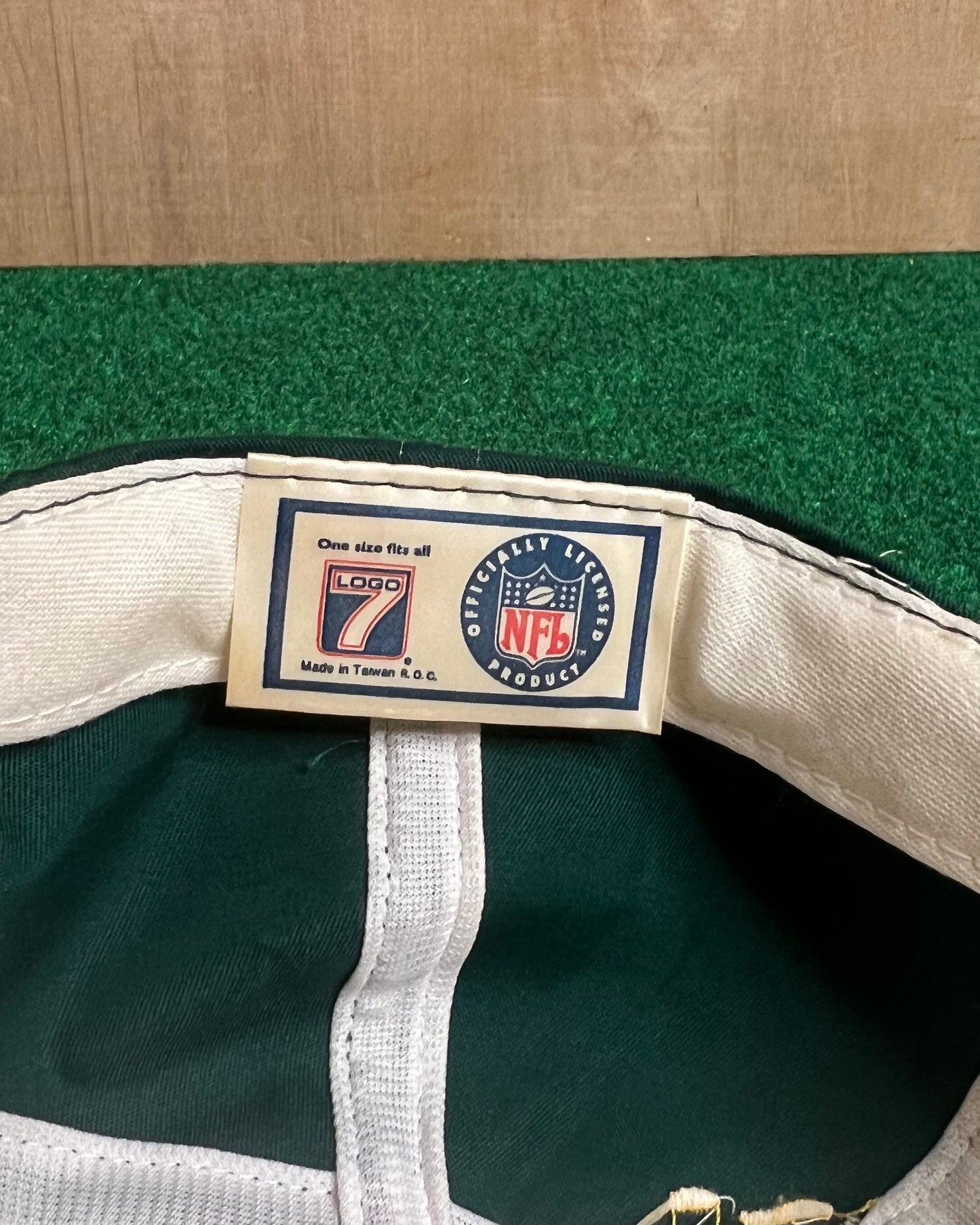 Vintage Deadstock Green Bay Packers Splash Logo 7 Hat