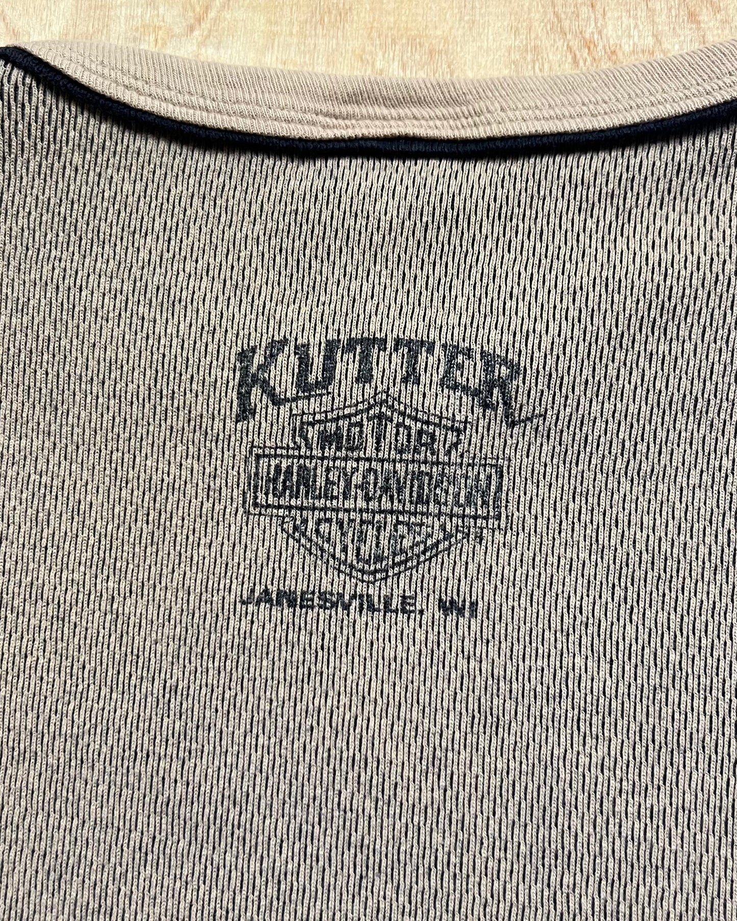 Vintage Harley Davidson Thermal Long Sleeve Shirt