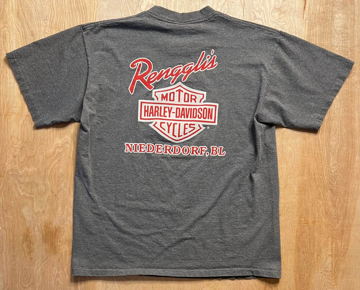 1992 Harley Davidson "Live to Ride" Switzerland Single Stitch T-Shirt