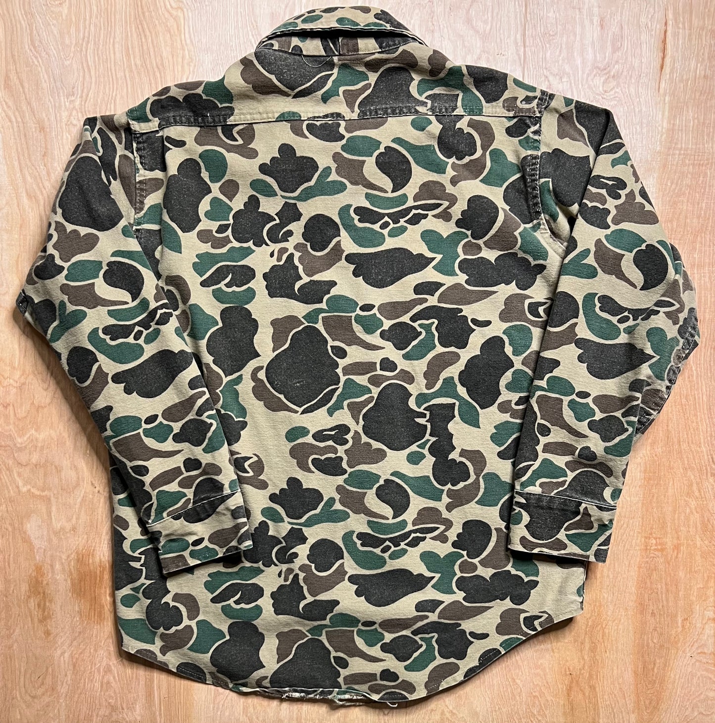 Vintage Cabelas Camo Flannel