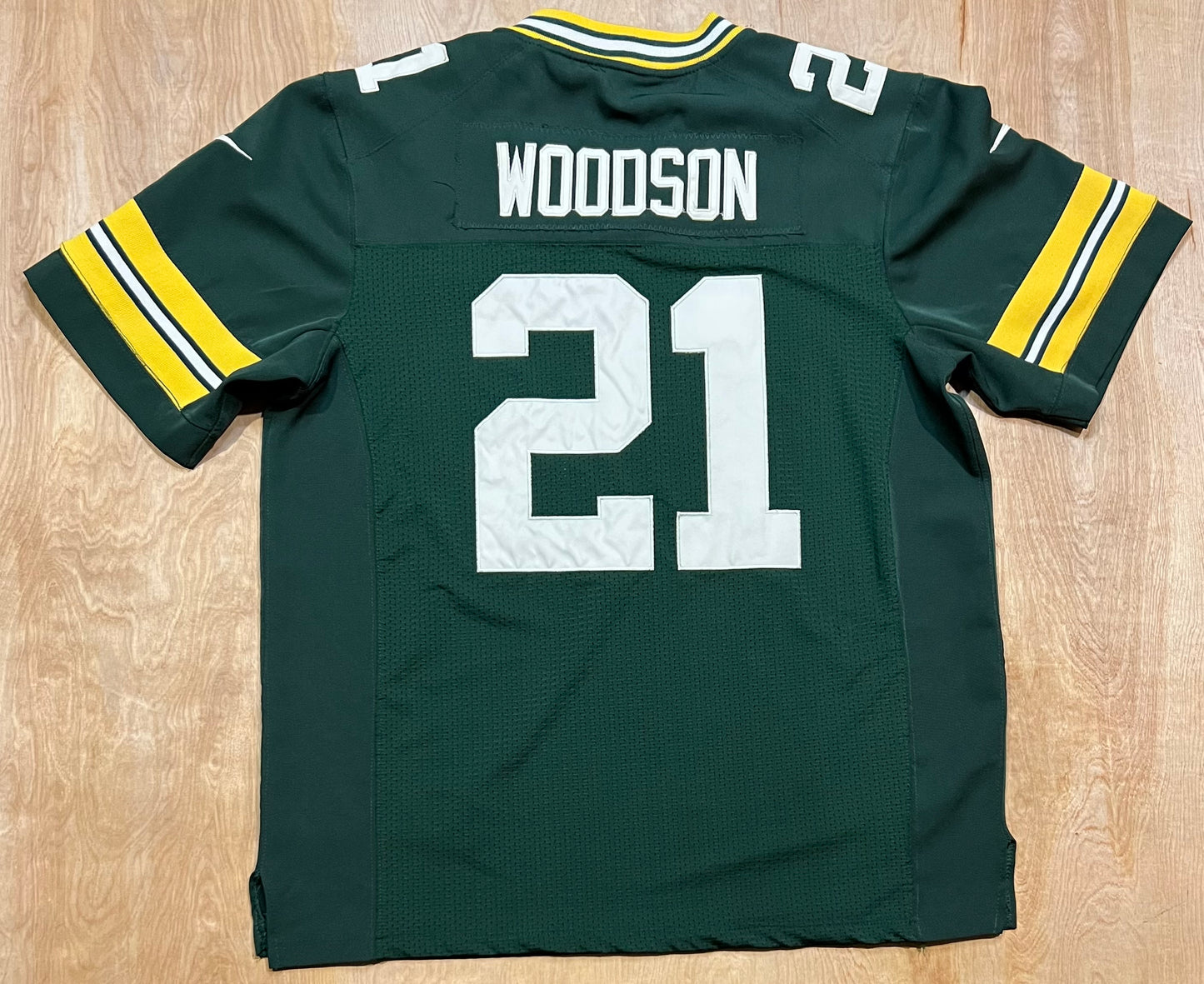 Charles Woodson Nike On Field Green Bay Packer Jersey