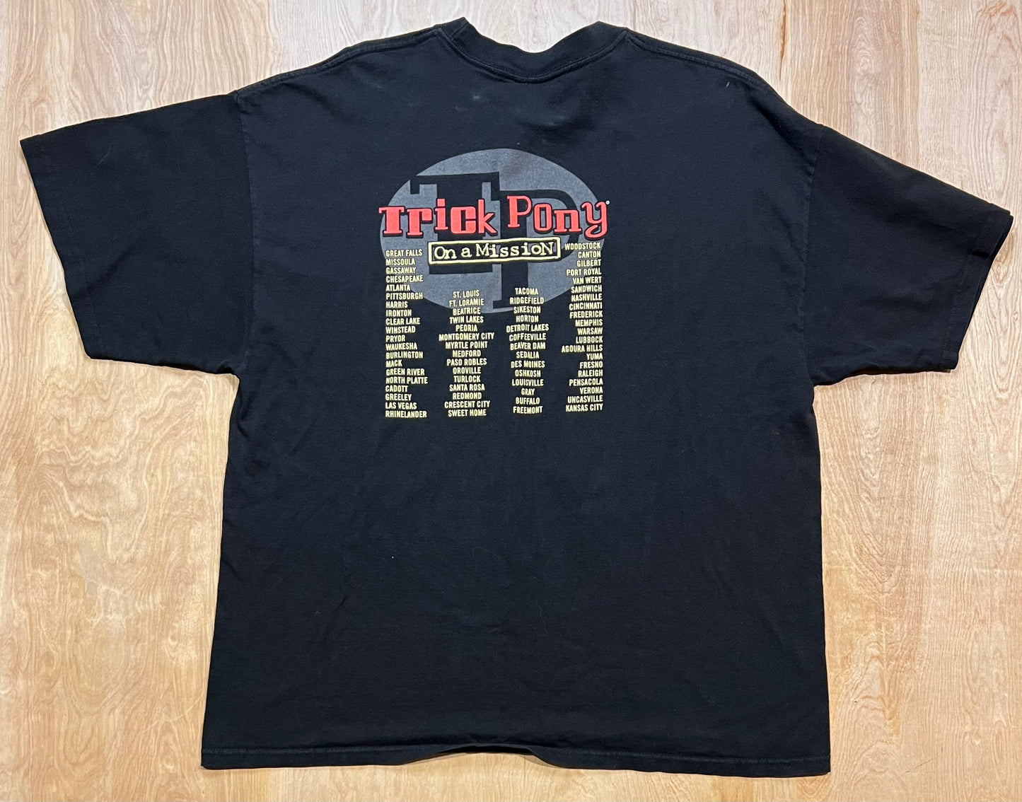 2002 Trick Pony "On A mission" Tour T-Shirt