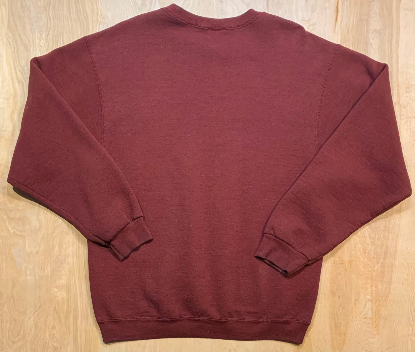 90's Heavy Wilson Maroon Crewneck
