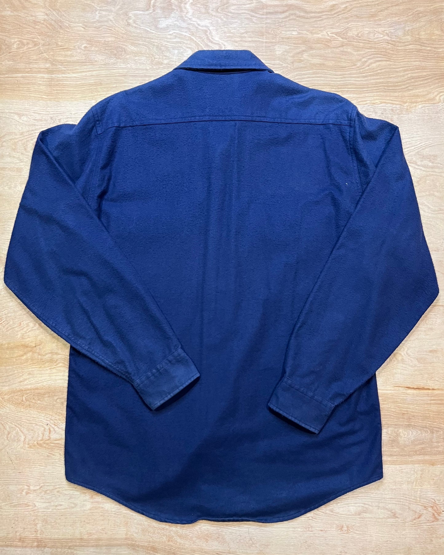 Vintage St Johns Bay Blue Flannel