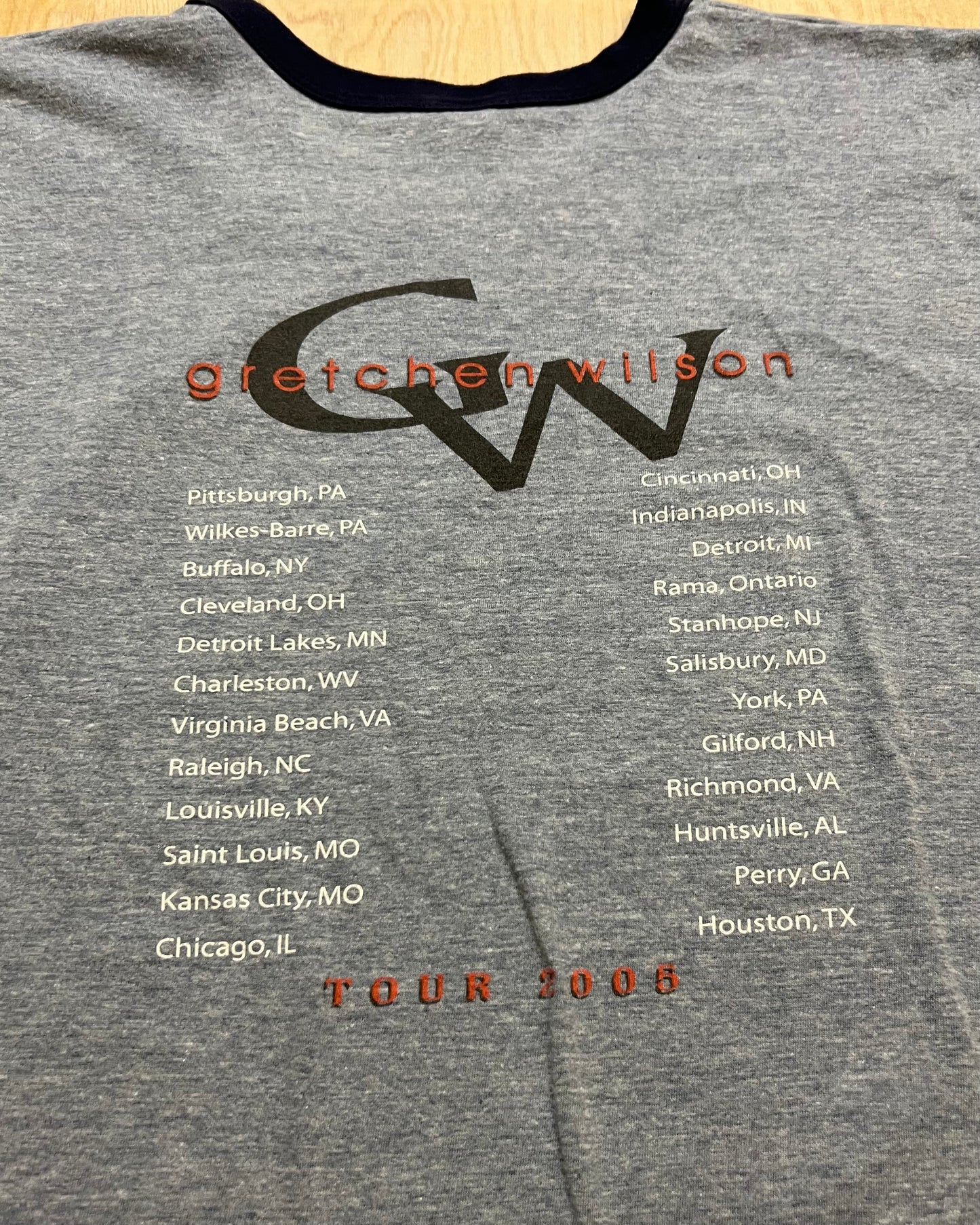 2005 Gretchen Wilson Tour T-Shirt