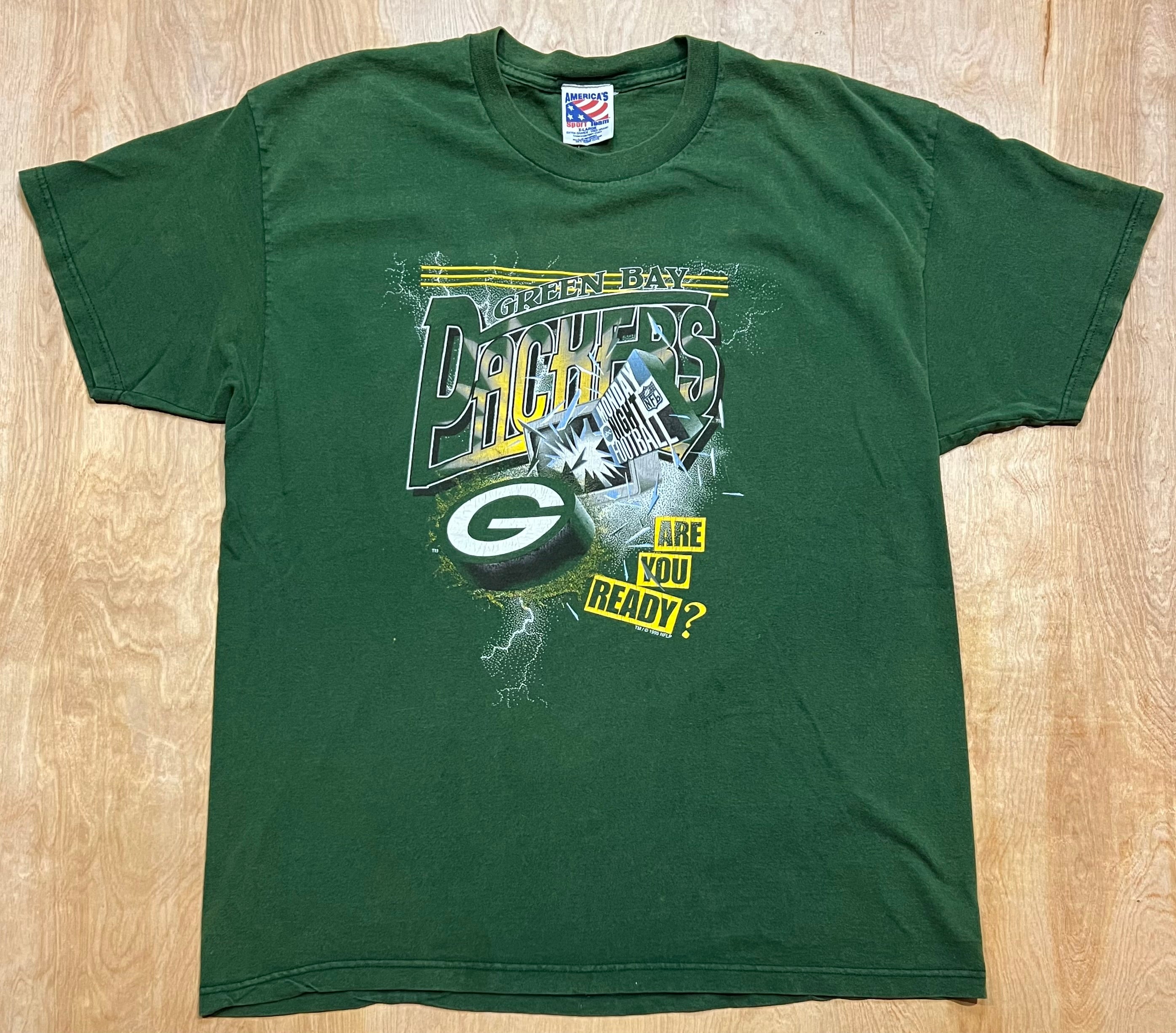 Vintage 1995 Green Bay Packers NFL Football Logo 7 Men's Size L/XL