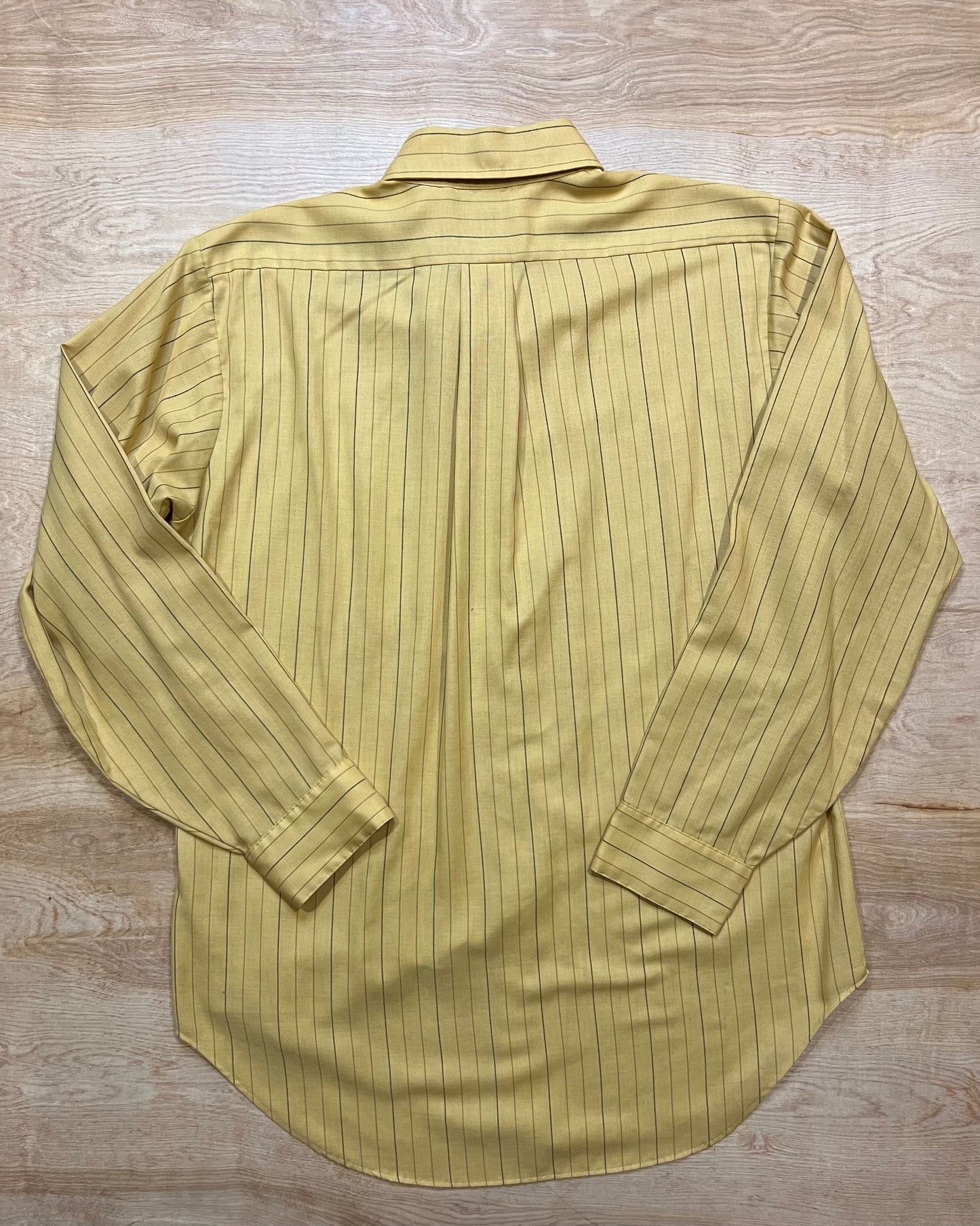 Vintage Arrow Yellow Pinstripe Button Down