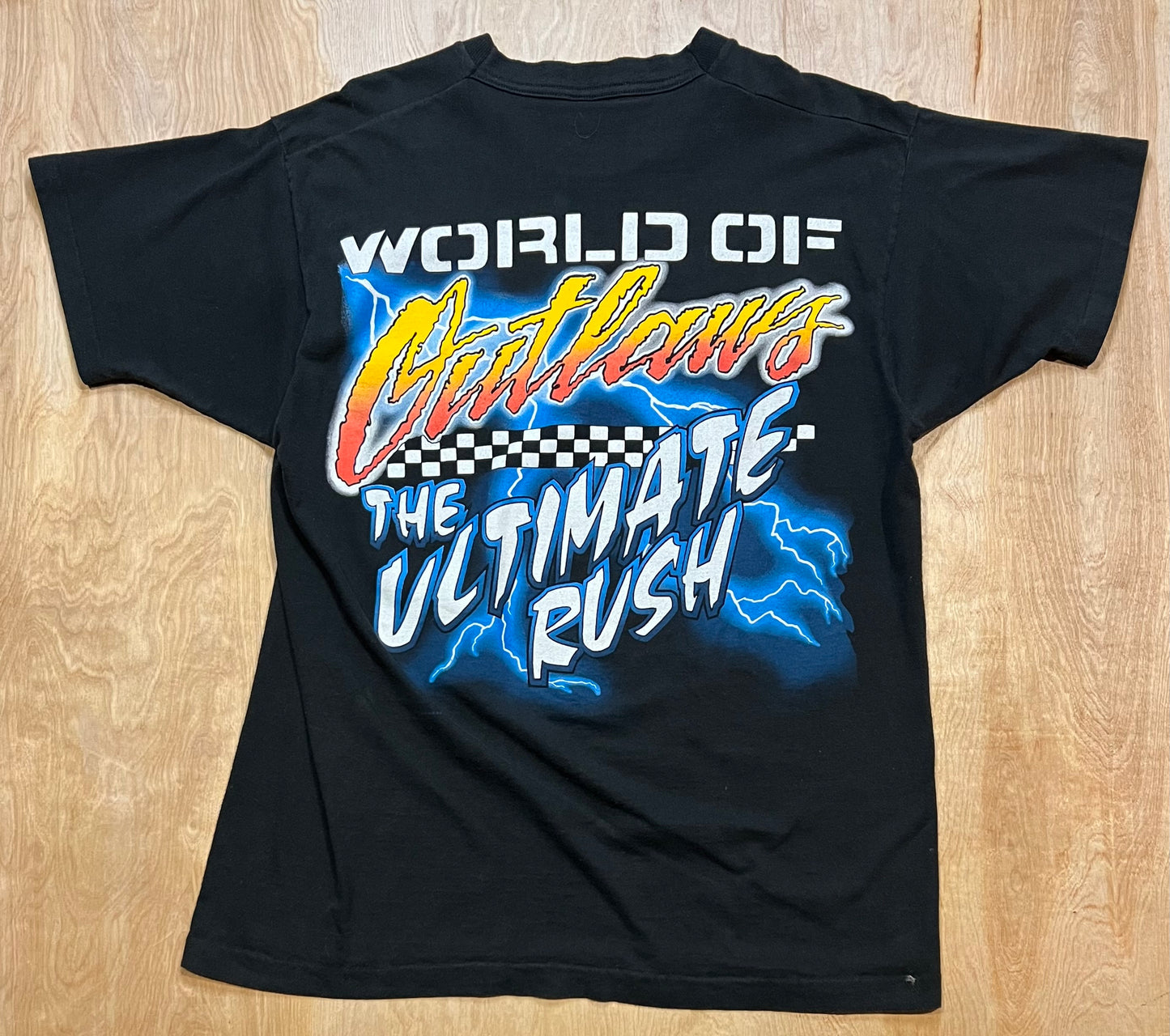 90's World of Outlaws Racing "Call of the Wild" Single Stitch T-Shirt