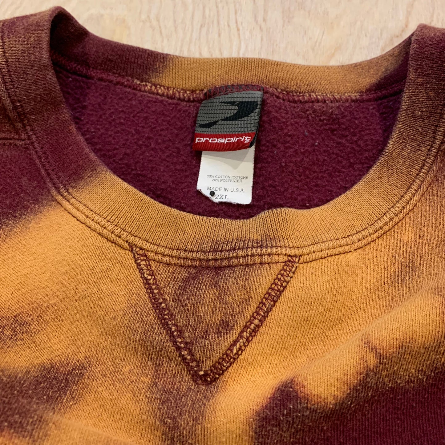 Vintage Pro Spirit Custom Flame Crewneck