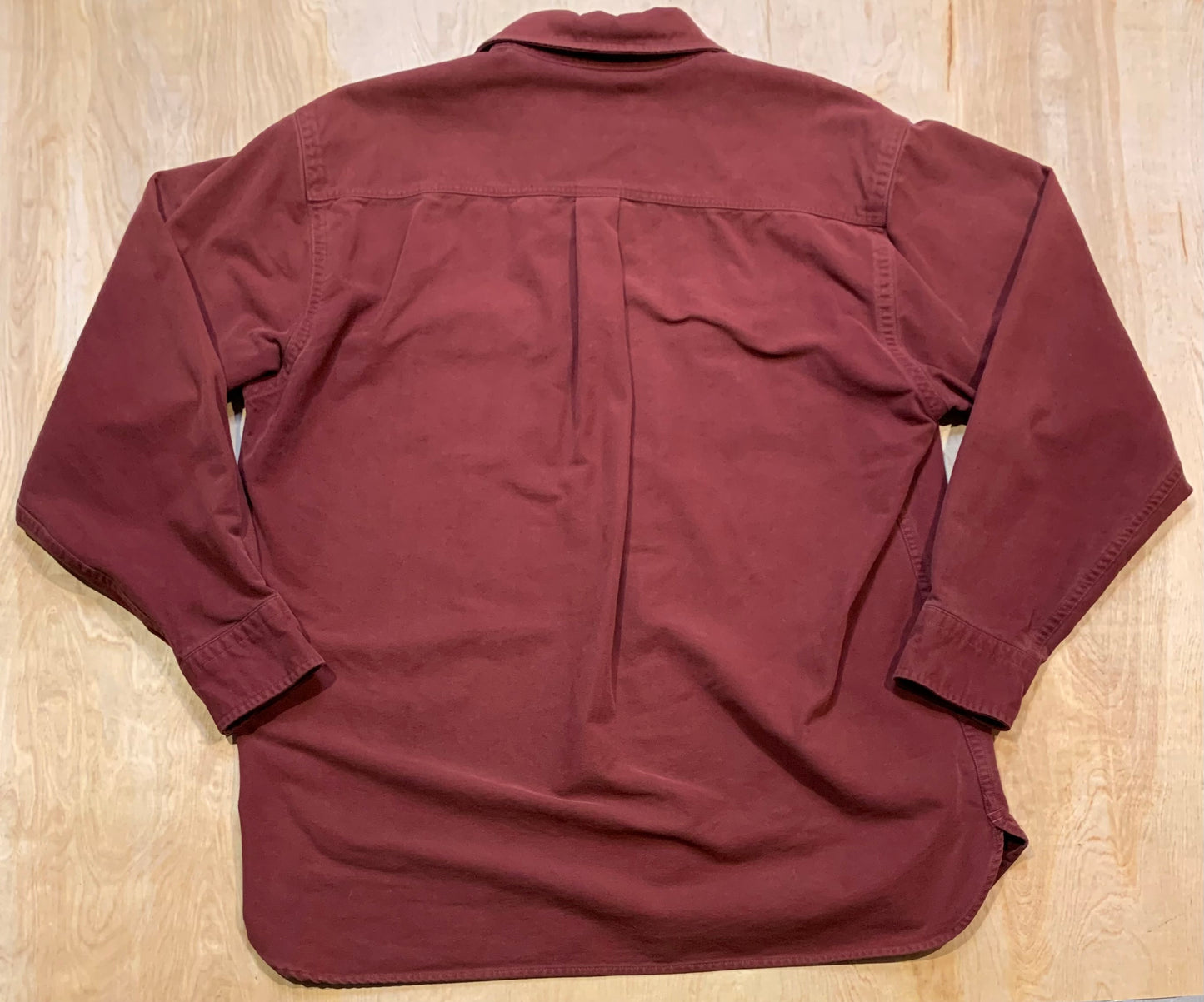 Vintage LL Bean Heavy Maroon Flannel