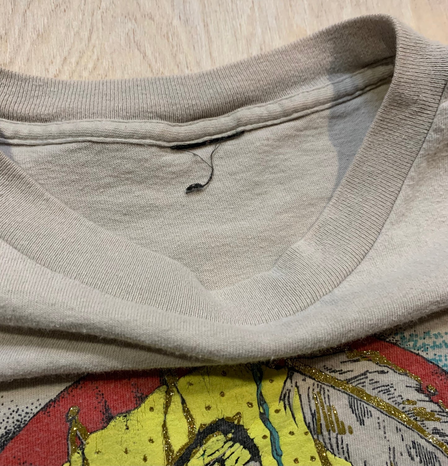 1995 Dream Catcher and Wolf Embroidered T-Shirt