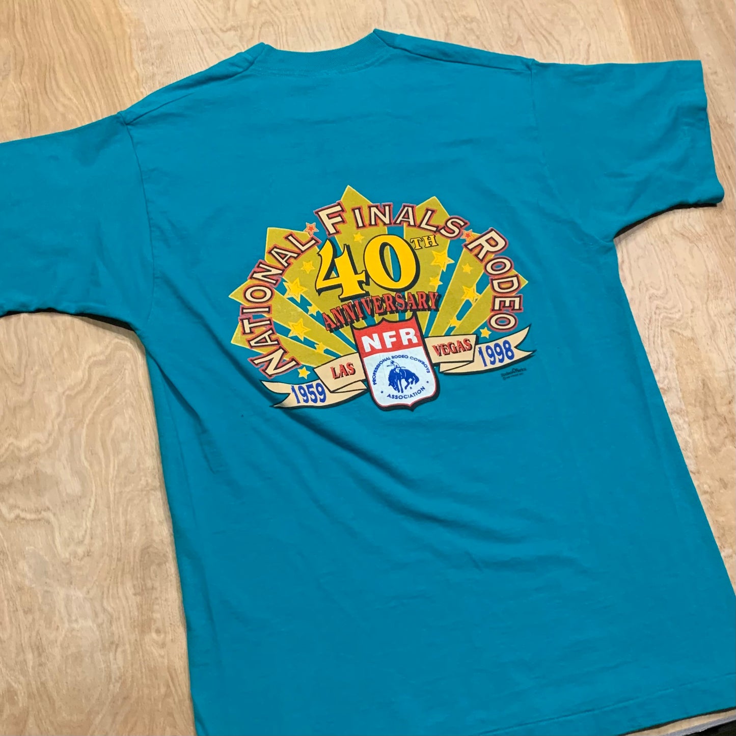 1998 National Finals Rodeo 40th Anniversary Single Stitch T-Shirt