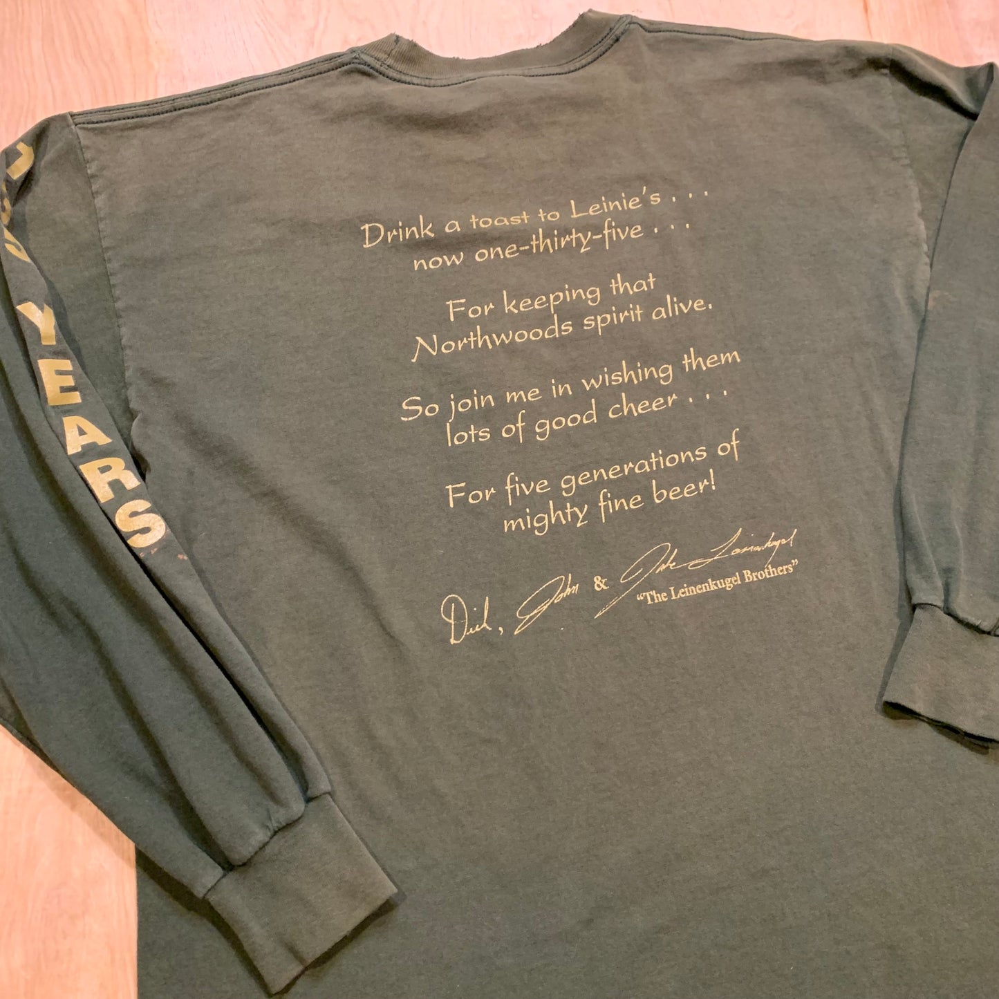 2002 Leinenkugels 135 Year Anniversary Long Sleeve