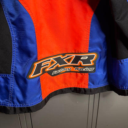 Vintage 1990s Retro Style Heavy FXR Factory Dirt Bike Racing × Moto Cross x Faded × Worn x Pullover Jacket