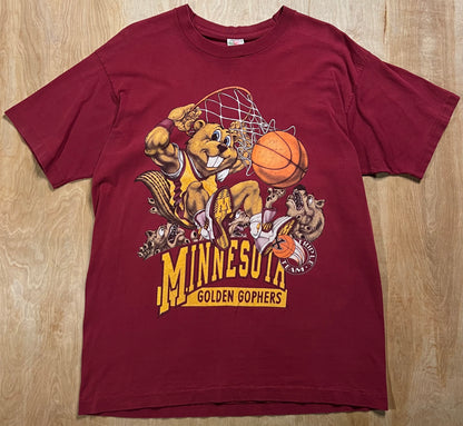 1990's Faded Minnesota Golden Gophers Single Stitch T-Shirt