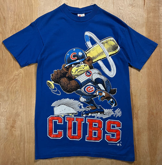 1991 Chicago Cubs Saturday's Hero Single Stitch T-Shirt