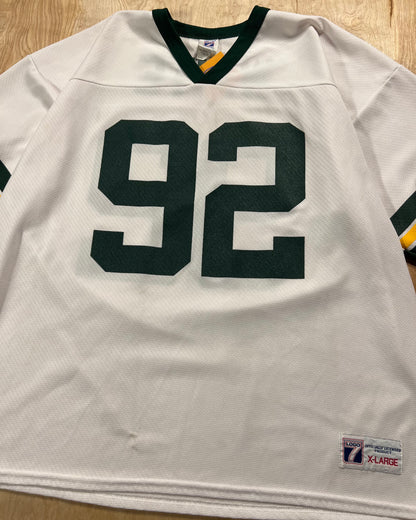 1990's Reggie White Green Bay Packers Logo 7 Jersey