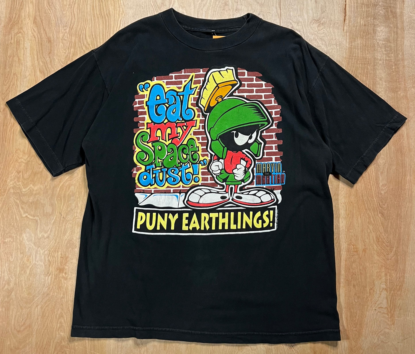 1993 Marvin the Martian "Eat My Space Dust! Puny Earthlings!" T-Shirt