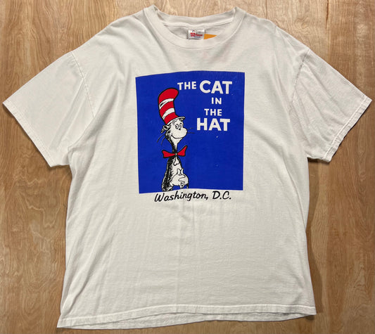 1990's Dr Seuss The Cat in the Hat Washington DC T-Shirt