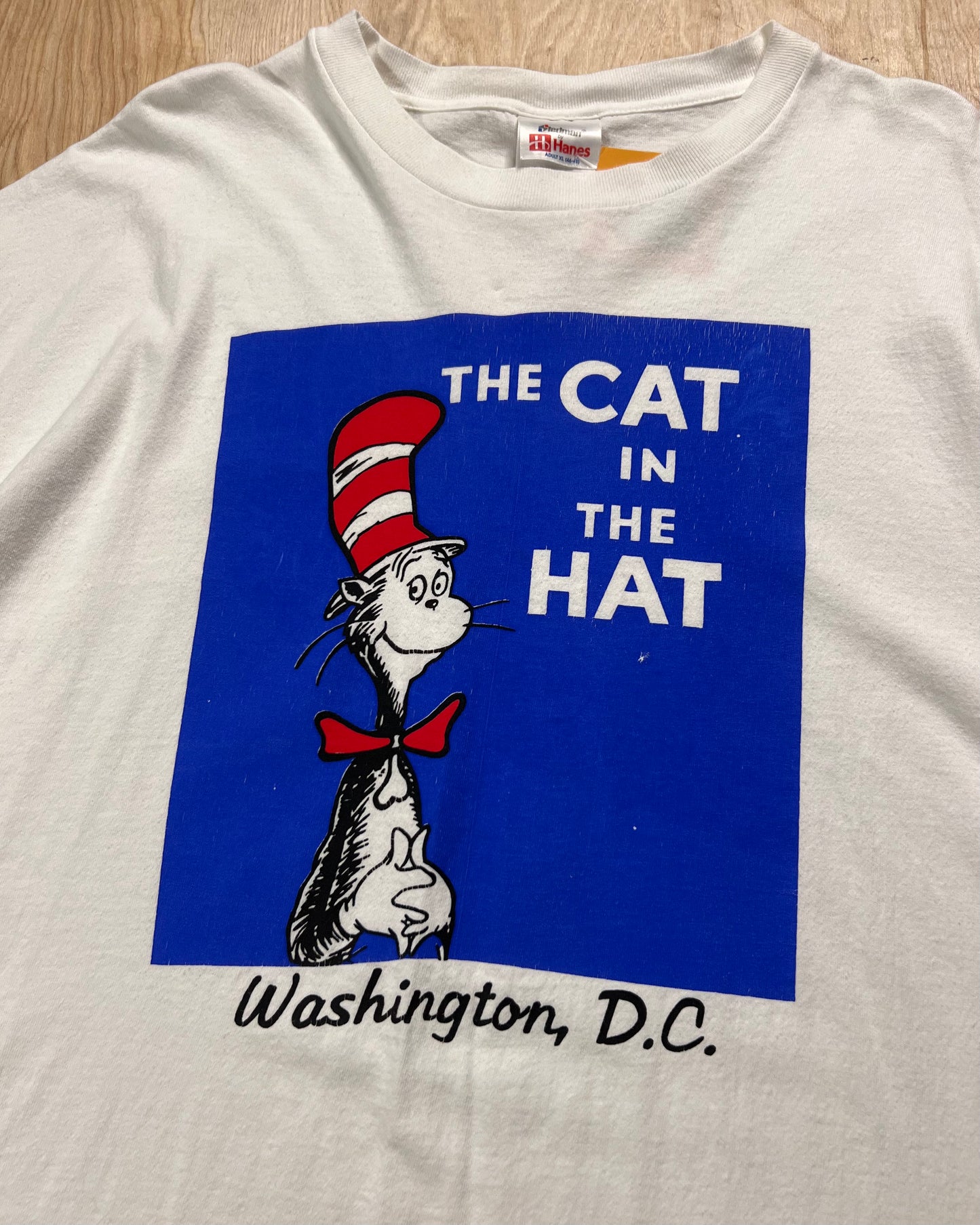 1990's Dr Seuss The Cat in the Hat Washington DC T-Shirt