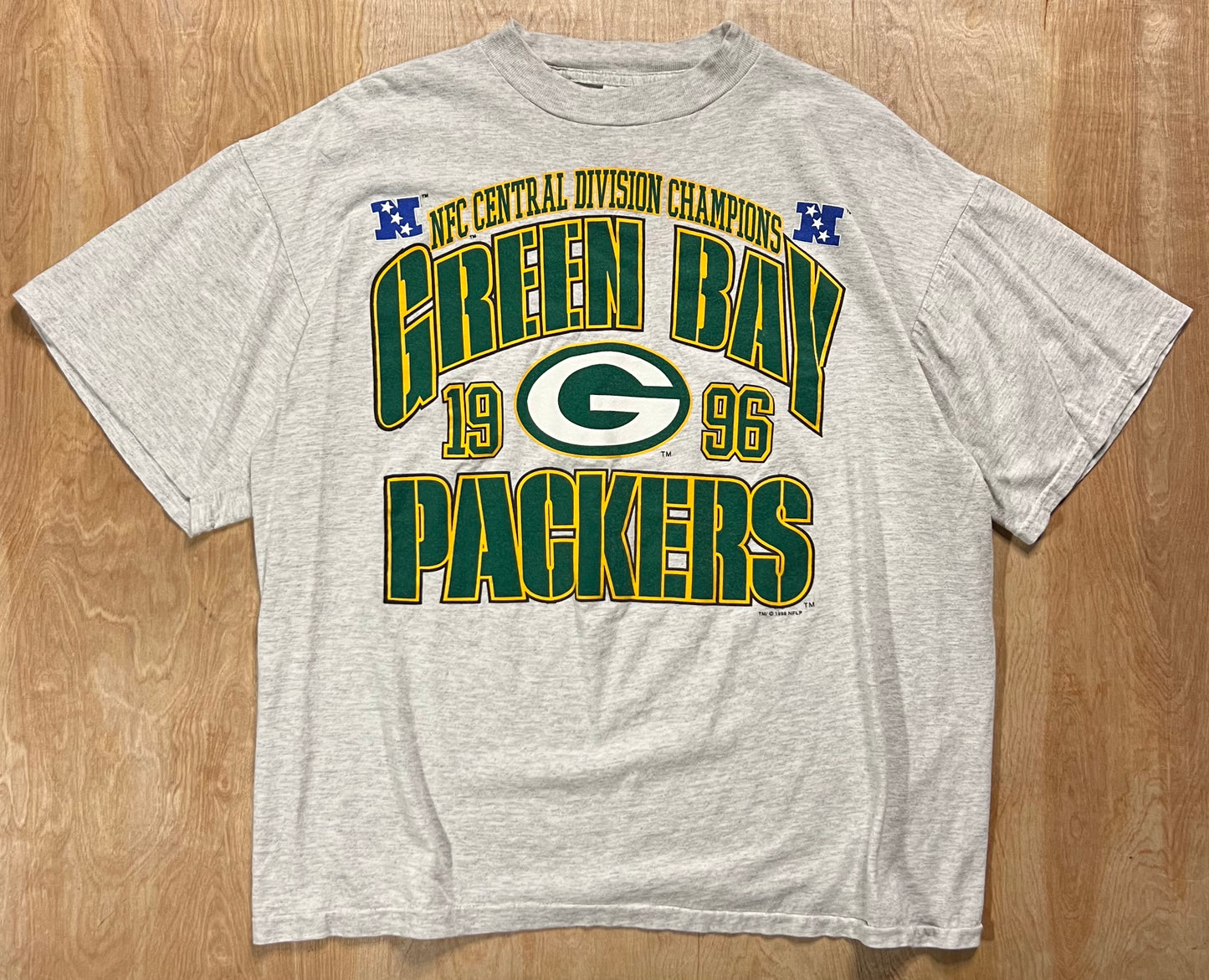 1996 Green Bay Packers Central Division Champions Logo 7 T-Shirt