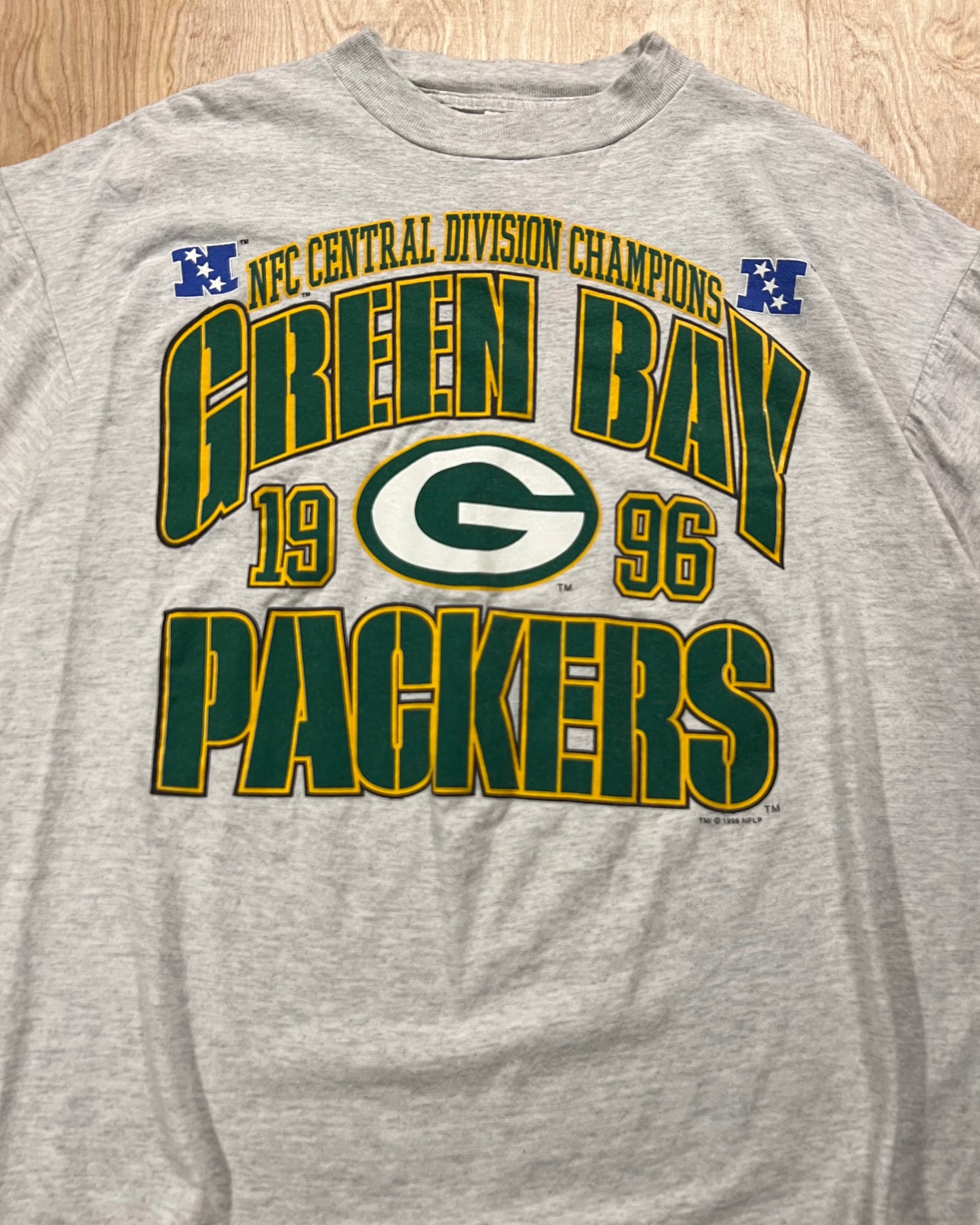 1996 Green Bay Packers Central Division Champions Logo 7 T-Shirt