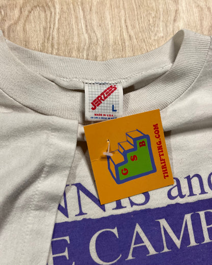 1990's Tennis and Life Camps College Single Stitch T-Shirt