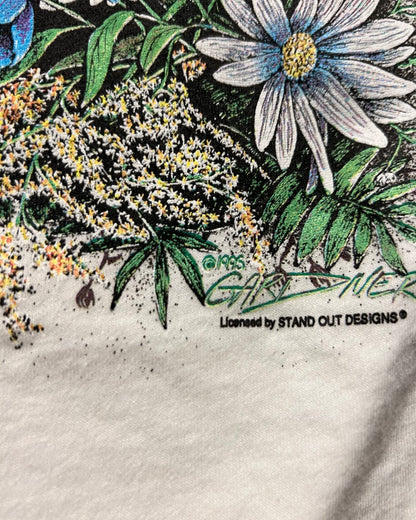 1995 Alaska Hummingbird x Flowers Single Stitch T-Shirt