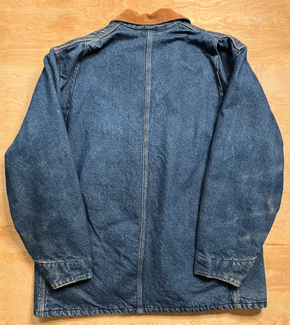 Vintage Carhartt Blanket Lined Denim Work Jacket