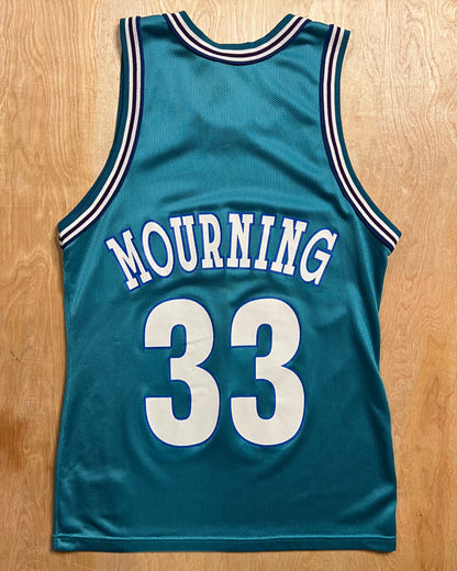 1990's Charlotte Hornets Alonzo Mourning Champion Jersey