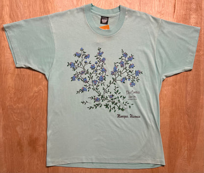 Early 1990's "Blue Bearries" Micocqua, Wisconsin Single Stitch T-Shirt