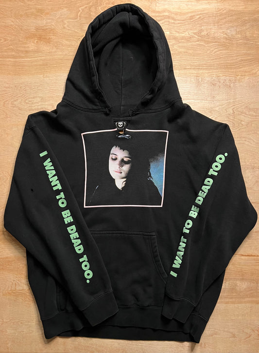 1990's Winona Ryder Beetlejuice "I want to be dead too" Hoodie