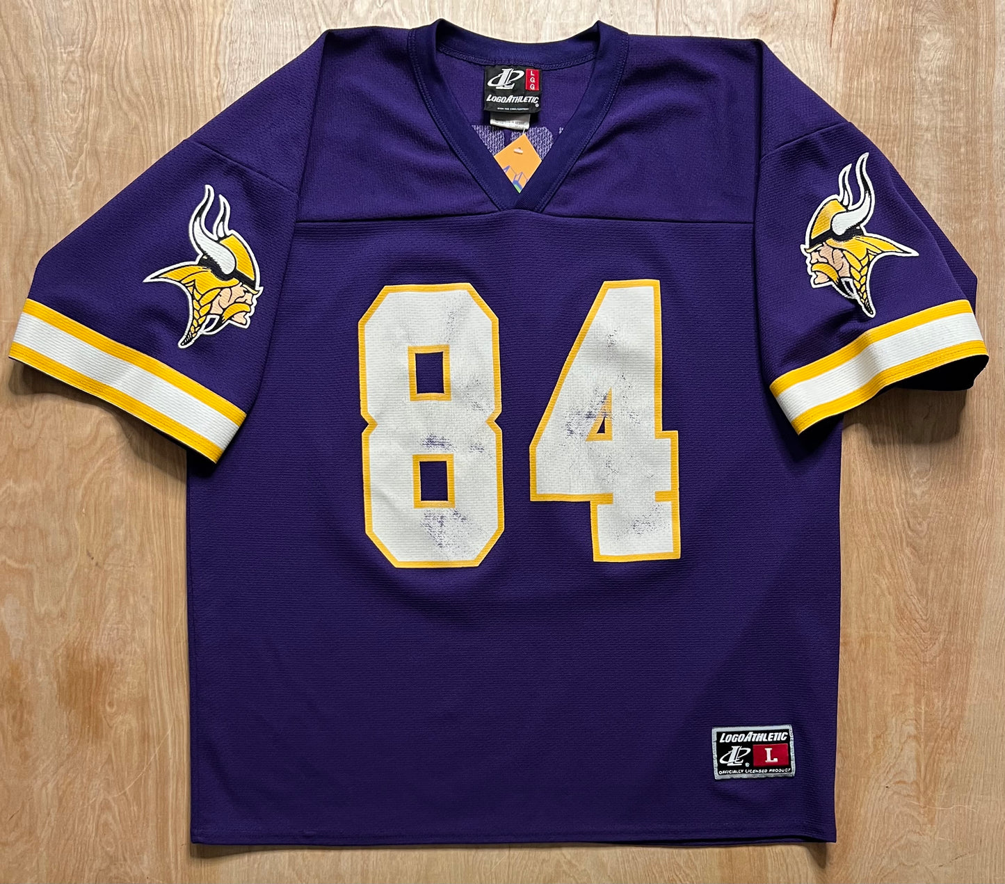 1990's Randy Moss Minnesota Vikings Logo Athletics Jersey