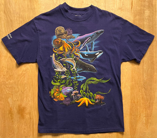 1990's Gig Harbor Washington Sea Life Single Stitch T-Shirt