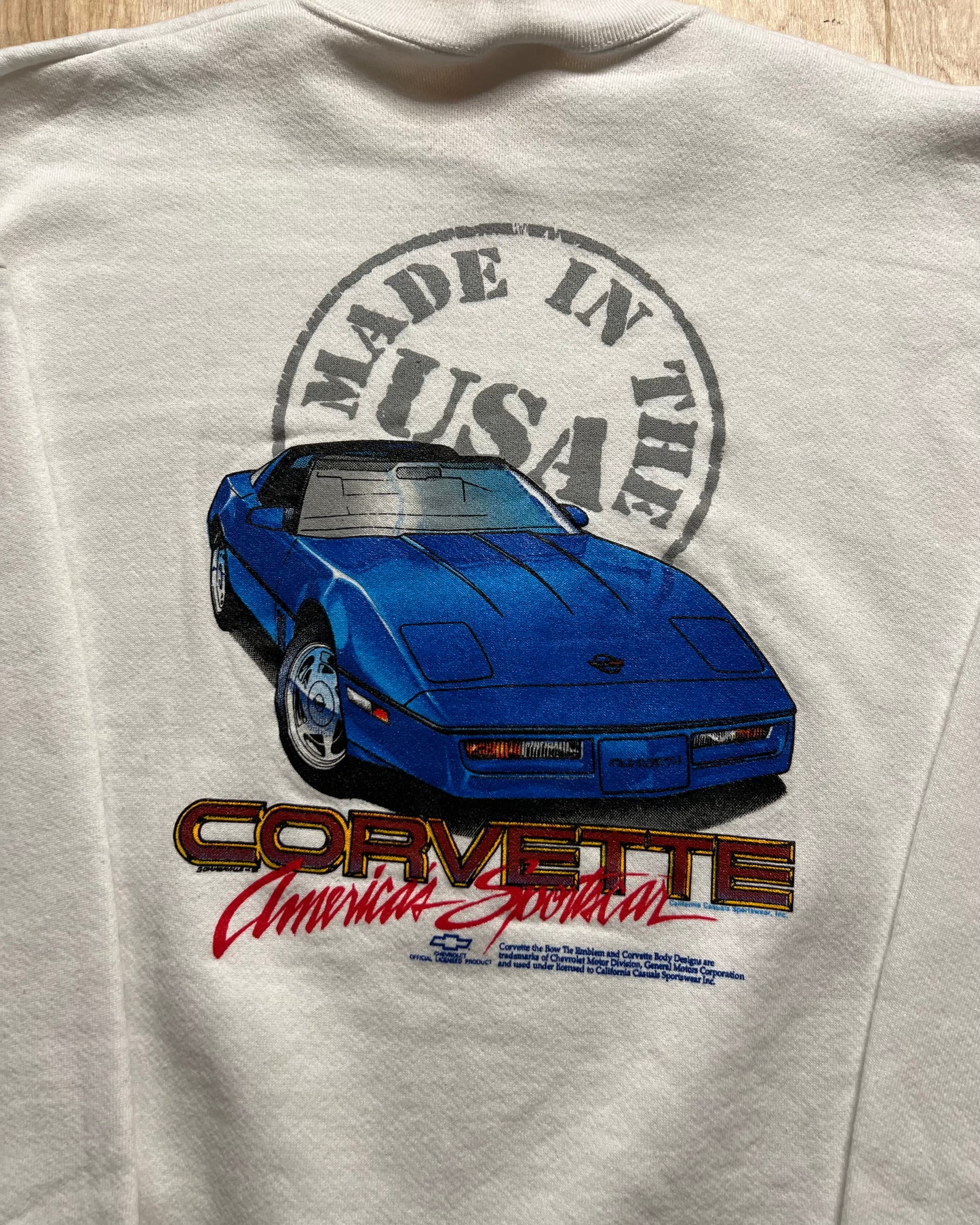 1990's Made in USA Corvette Crewneck