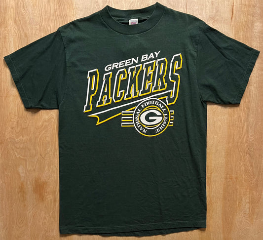 1990's Green Bay Packers Logo 7 T-Shirt