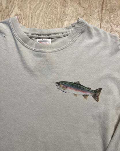 Vintage Rainbow Trout Long Sleeve Shirt