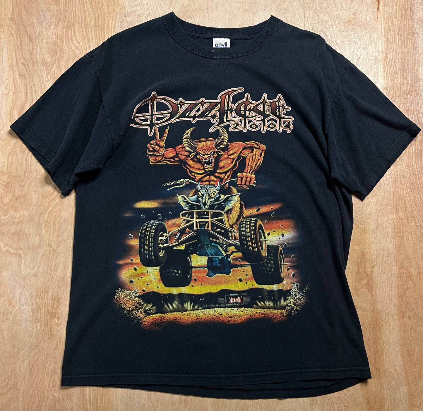 2004 Faded Ozzfest Tour T-Shirt x Ozzy Osbourne + Black Sabbath