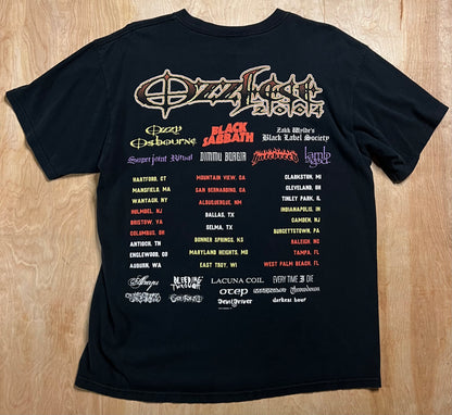 2004 Faded Ozzfest Tour T-Shirt x Ozzy Osbourne + Black Sabbath