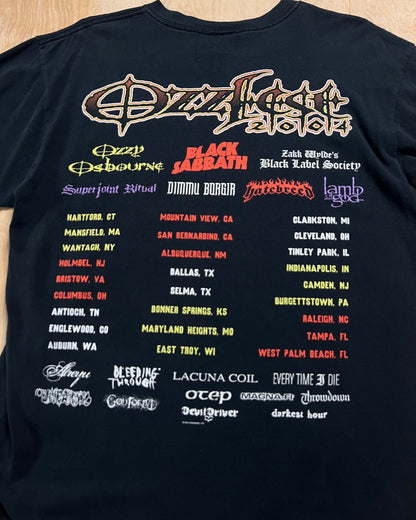 2004 Faded Ozzfest Tour T-Shirt x Ozzy Osbourne + Black Sabbath