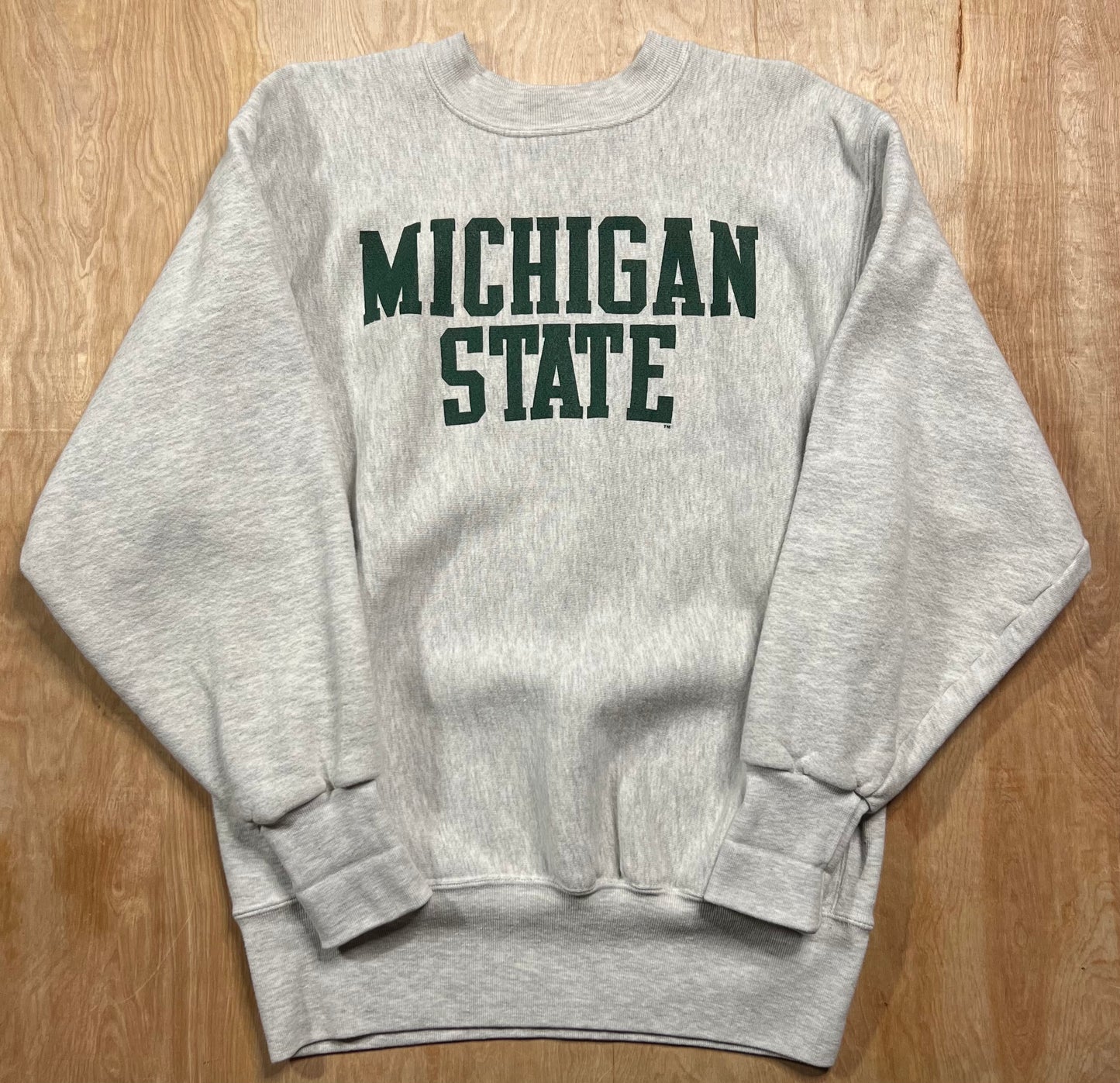 1990's Michigan State University Heavy Reverse Weave Crewneck