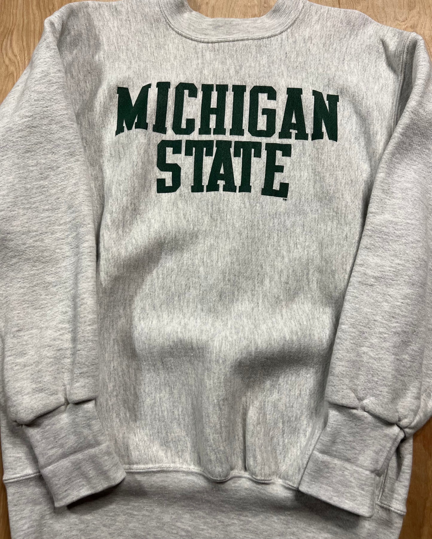 1990's Michigan State University Heavy Reverse Weave Crewneck