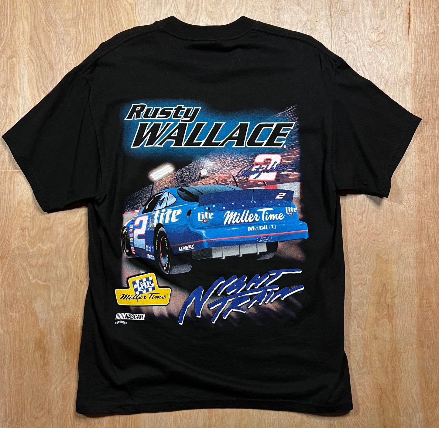 Early 2000's Rusty Wallace "Night Train" Nascar T-Shirt