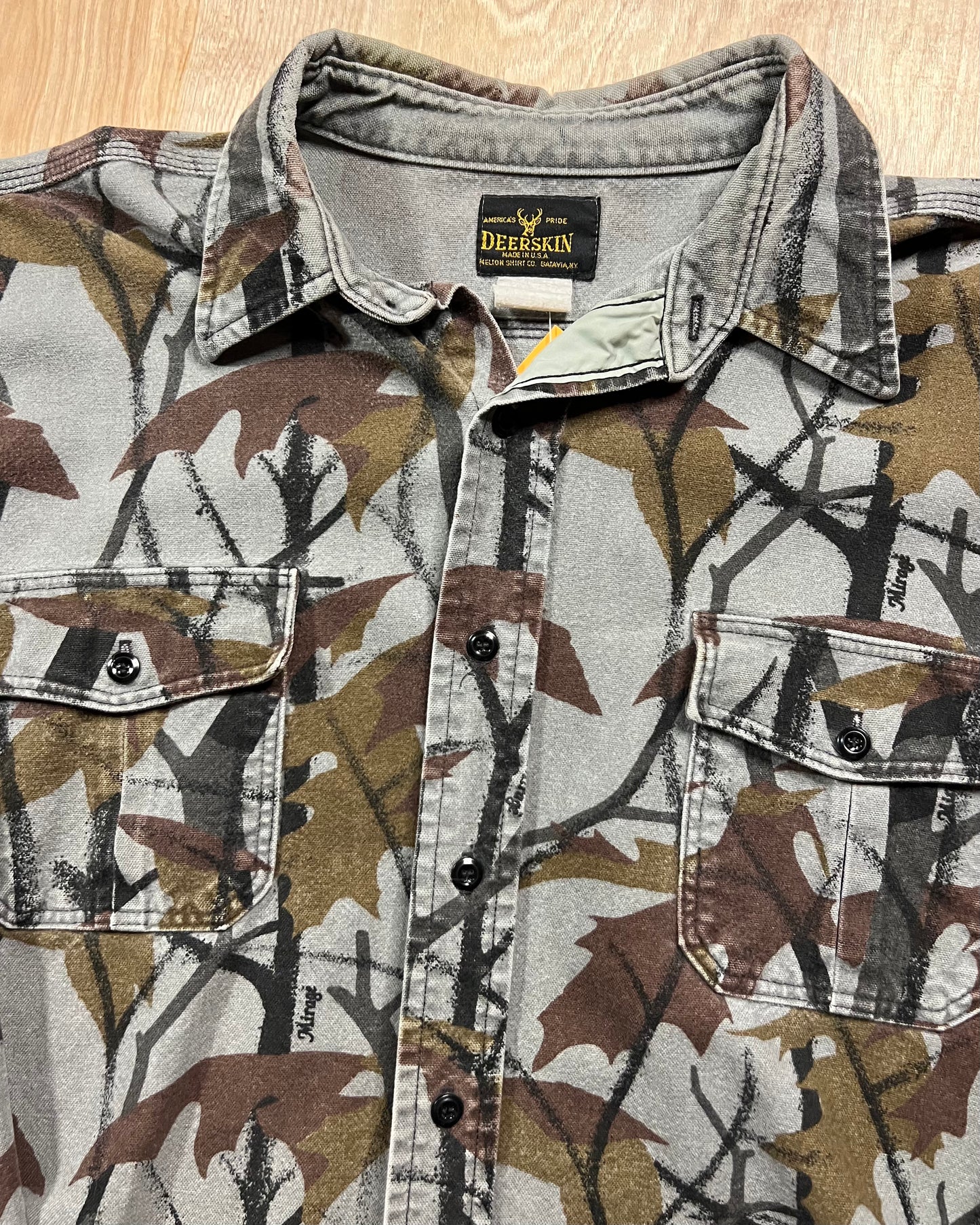 1990's Camo DeerSkin Flannel