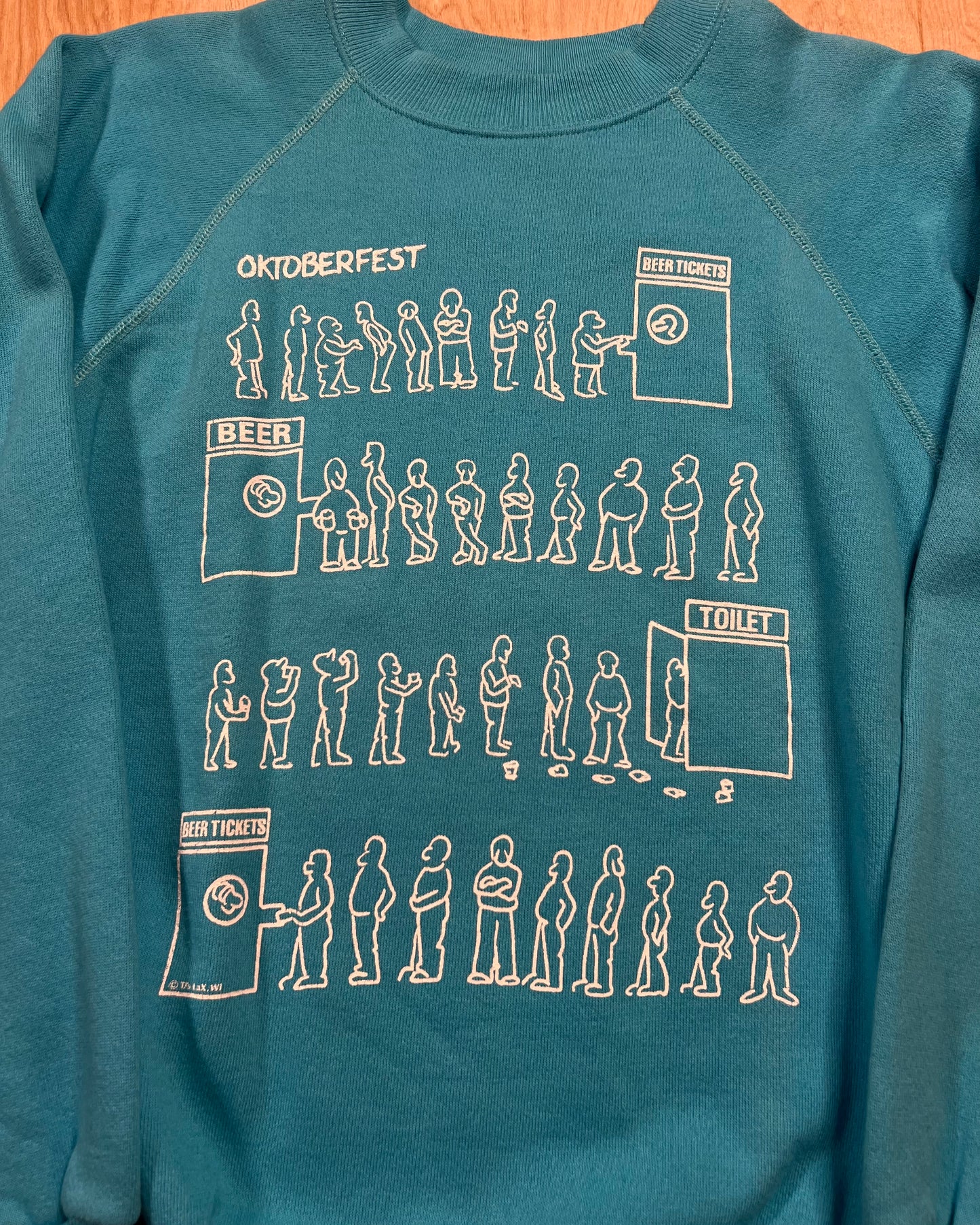 1980's Oktoberfest Beer Comedy Crewneck