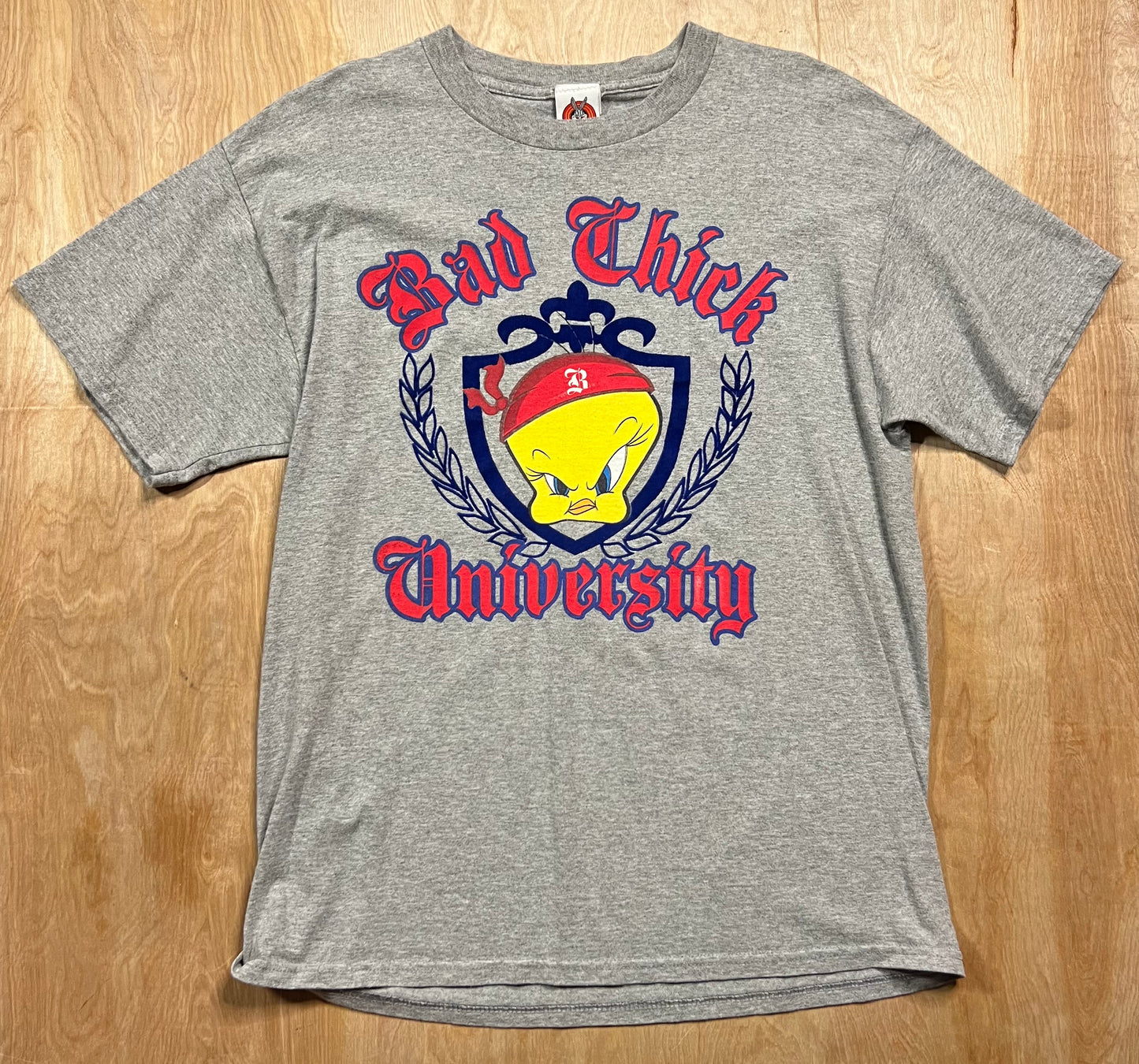 Late 1990's Tweety Bird Bad Chick University T-Shirt