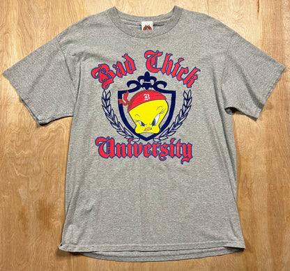 Late 1990's Tweety Bird Bad Chick University T-Shirt